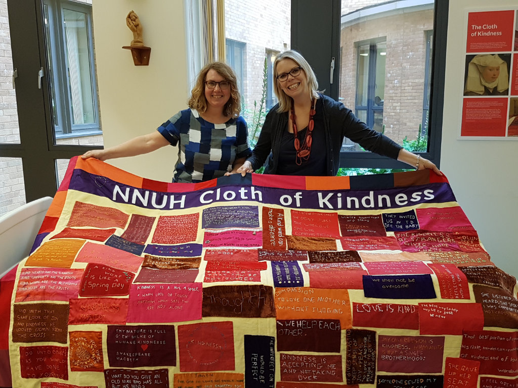 Cloth of Kindness sewing workshop at the Norfolk and Norwich University Hospital